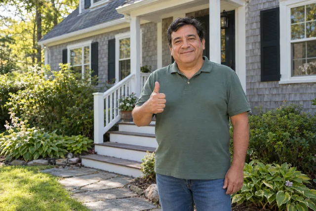 Person giving a thumbs up